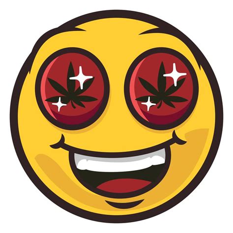 Weed Emoji Color Stroke 20317137 Vector Art at Vecteezy