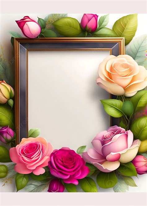 Beautiful Flower Frame Background Design - Infoupdate.org