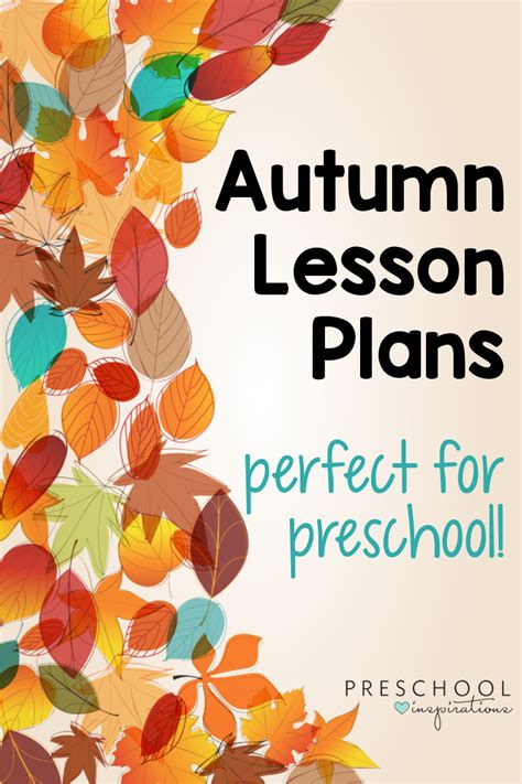 Fall Lesson Plans - Preschool Inspirations