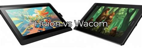 Huion VS Wacom: Comparativa de marcas ¿Cuál es la mejor?