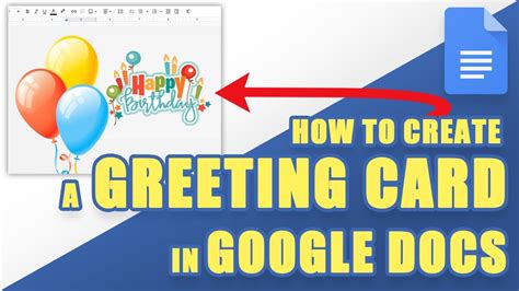 How To Make A Birthday Card On Google Docs?