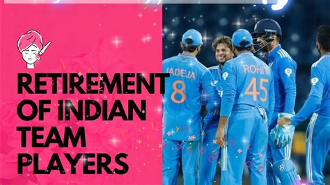 retirement of Indian cricket team players - YouTube