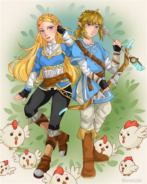 BOTW fanart by my sister : r/gaming