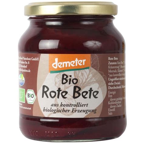 Sfecla rosie murata bio si demeter, 330 g / 220 g Marschland Naturkost ebio.ro