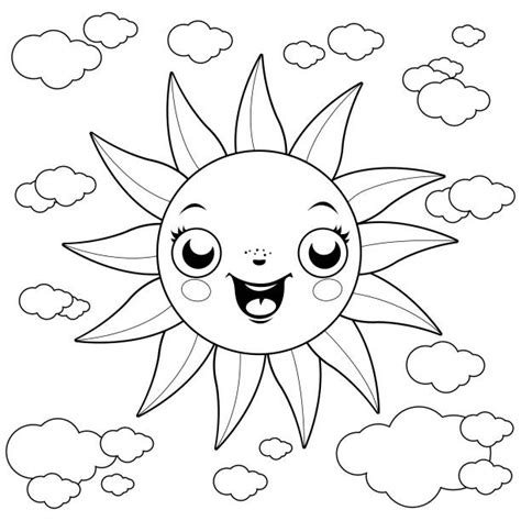 Coloring Pages | Sun Coloring Page