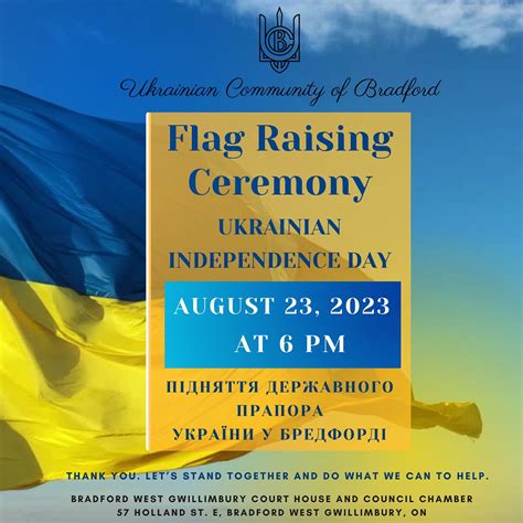 Ukrainian Independence Day Celebrations Across Canada 2023 - The Ukrainian Canadian Congress ...