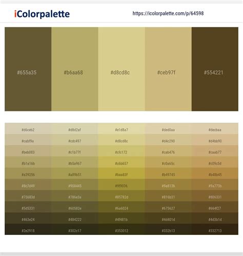 1 Latest Color Schemes with Straw And Tan Color tone combinations | 2024 | iColorpalette