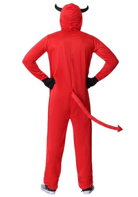 Plus Size Devil Jumpsuit Men's Costume