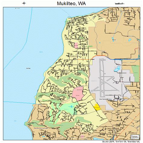 Mukilteo Washington Street Map 5347735