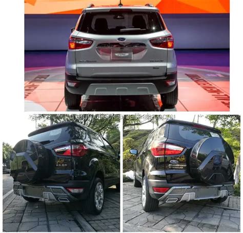 Car Body Kit Car Rear Bumper Protection For Ford Ecosport 2018 Up Made ...