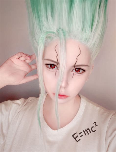 Senku Ishigami 🧪 [Dr.Stone] | Halloween face makeup, Halloween face, Face makeup