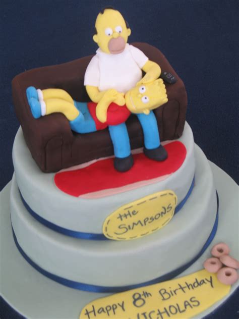 Blissfully Sweet: The Simpsons Birthday Cake