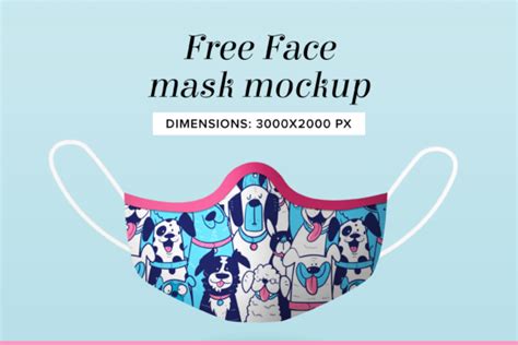 Face Mask Photoshop Mockup