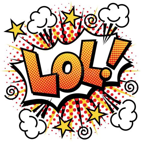 LOL! Text Design stock vector. Illustration of laughing - 105654256