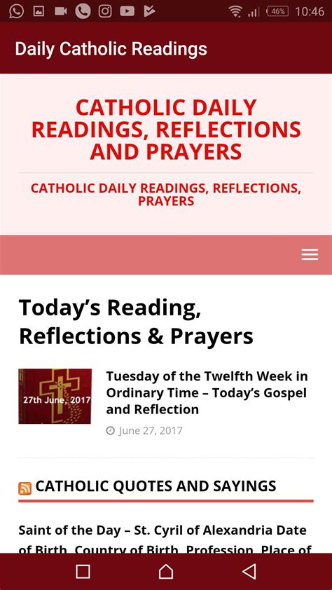 Daily Catholic Readings, Reflections and Prayers for Android - APK Download