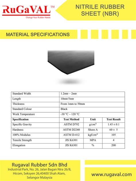 Nitrile Rubber Sheet (NBR) | NBR Sheet | Nitrile Rubber Material | Malaysia | Glove Material ...