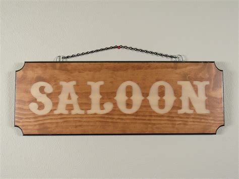 Saloon Sign/wood Sign/saloon/bar/signs/rustic Signs/western | Etsy