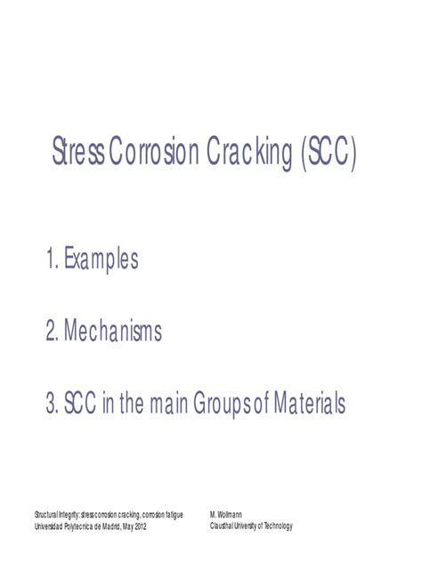 Stress Corrosion Cracking | PDF | Corrosion | Fracture