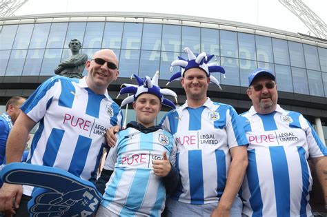 In pictures: Huddersfield Town fans at Wembley - Huddersfield Examiner