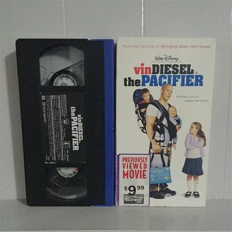 The Pacifier VHS 2005 Vin Diesel Walt Disney Hard to Find - Etsy