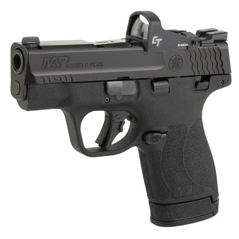 SMITH & WESSON SHIELD PLUS M&P9 MICRO COMPACT 9MM 3.1" WITH CRIMSON ...