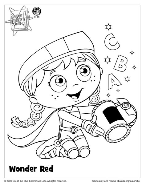 Super Readers Coloring Pages Coloring Pages