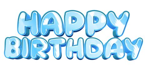 Happy Birthday Letters PNGs for Free Download