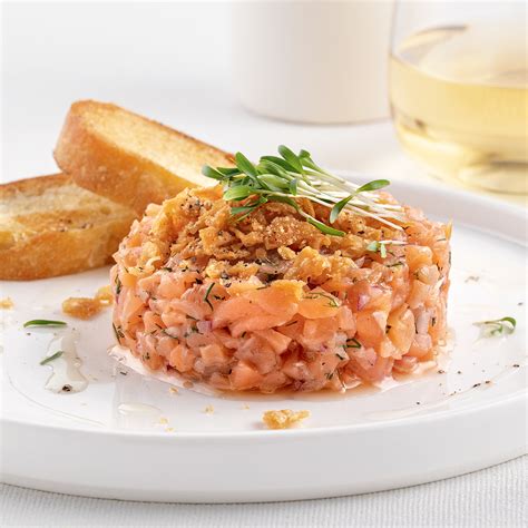 Tartare aux trois saumons - Je Cuisine