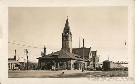 Train station Cheyenne, WY Postcard