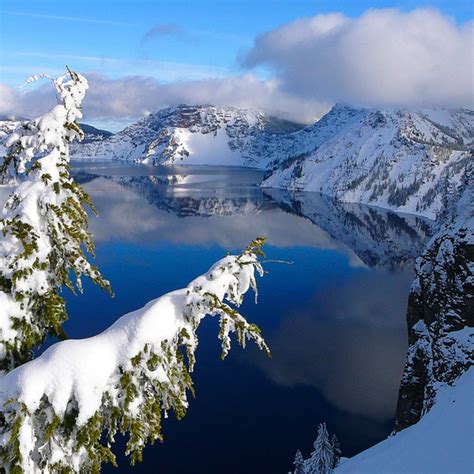 Crater Lake Winter Camping