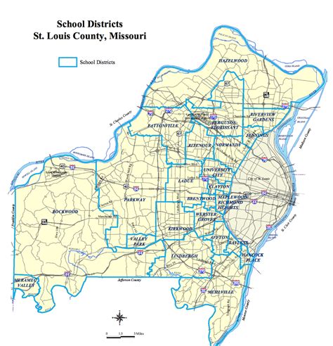 St Louis School Districts Map - Maping Resources