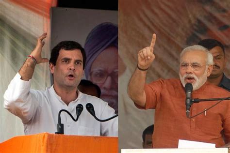 Narendra Modi vs Rahul Gandhi, in speeches