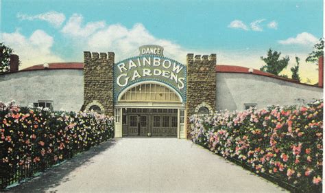 Artistic depiction of Rainbow Gardens entrance. Erie Pennsylvania ...