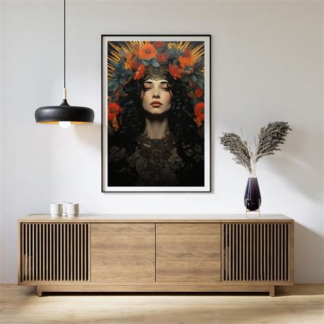 Lilith Jewish Mythology Dark Goddess Wall Art - Etsy