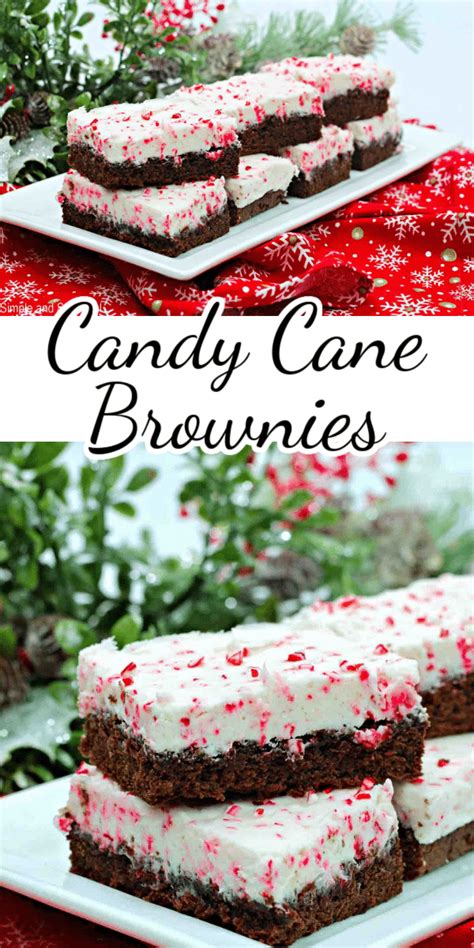 Candy Cane Brownies - Simple and Seasonal