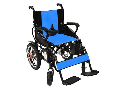 Lightweight Foldable Electric Wheelchair, Medical Mobility Aid 4 Wheel ...