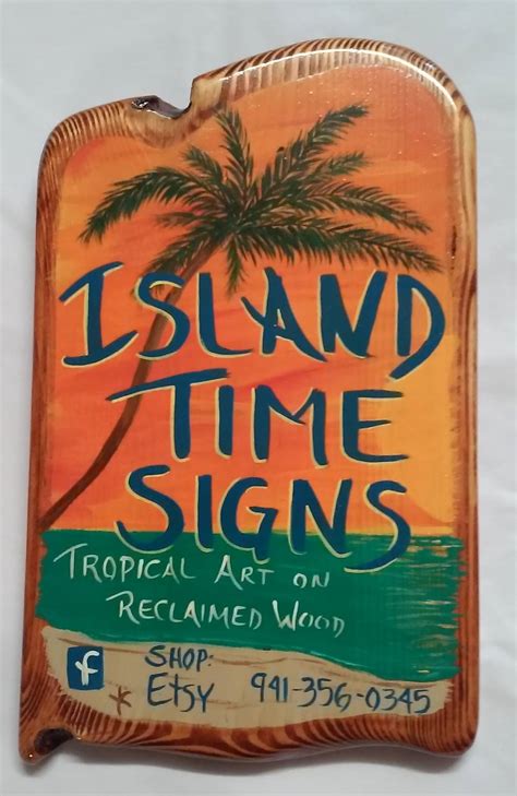 Island Time Signs