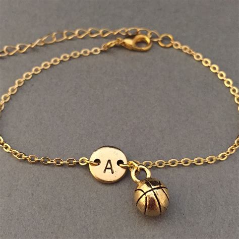 Basketball charm bracelet basketball charm sports charm