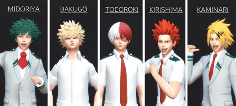 Sims 4 Bnha CC and Best My Hero Academia Mods — SNOOTYSIMS