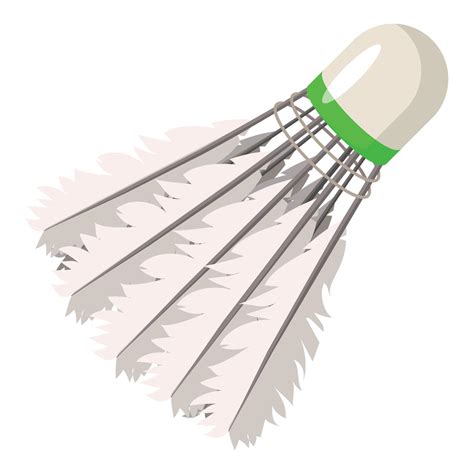 Shuttlecock icon, cartoon style 14520527 Vector Art at Vecteezy