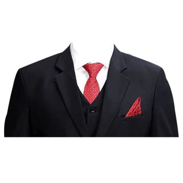 Suit And Tie Clipart Transparent PNG Hd, Black Suit With Red Tie, Business Suit, Suit, Clothes ...