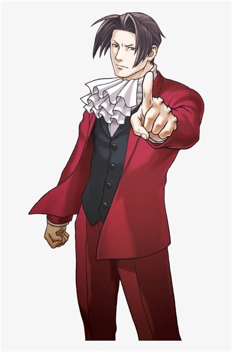 Download Ace Attorney Miles Edgeworth Transparents Post | Transparent ...