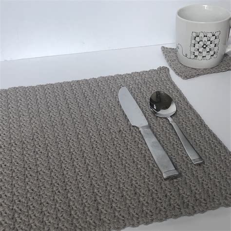 Placemat Crochet Pattern Coaster Crochet Pattern Kitchen - Etsy