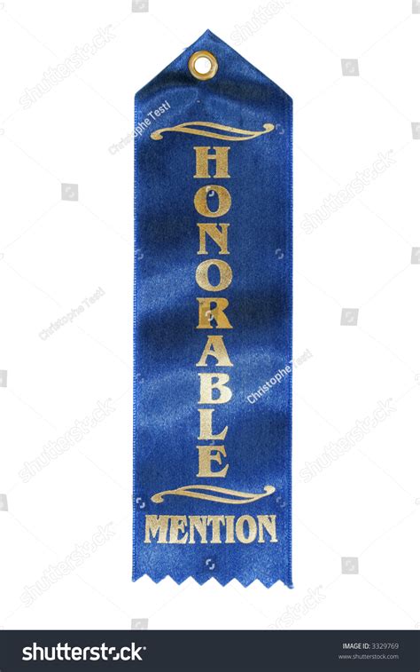 Honorable Mention Ribbon Stock Photo 3329769 : Shutterstock