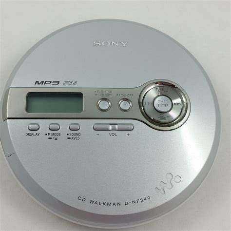 Sony Cd Walkman D-nf340 Portable Cd Player Mp3 Fm Radio G Protection Works | What's it worth