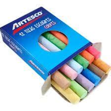 Tiza artesco x 12 pcs | COMERCIAL 1000 COSAS