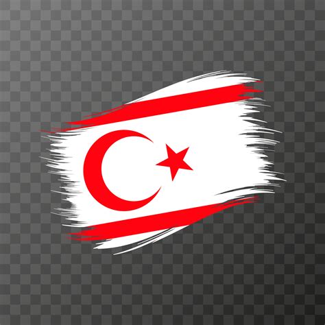 Republic of Northern Cyprus national flag. 19465767 Vector Art at Vecteezy