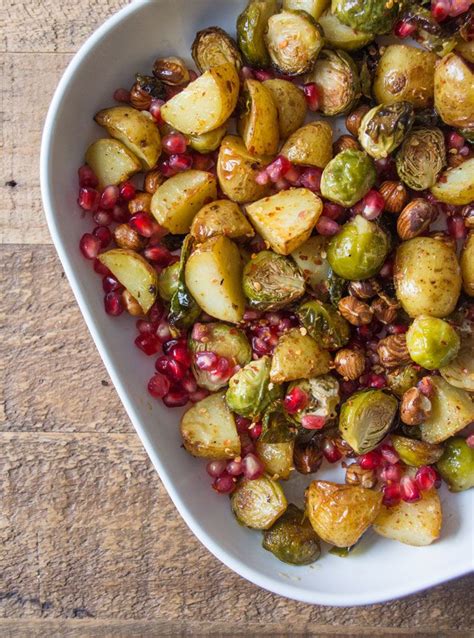 Roasted Maple Sprouts with Hazelnuts - DeliciouslyElla | Veggie christmas, Thanksgiving side ...