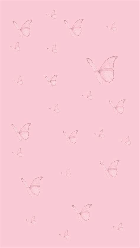 Pink Butterfly Wallpaper