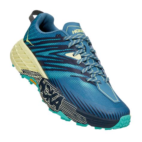 Hoka Women's Speedgoat 4 | Provincial Blue / Luminary Green